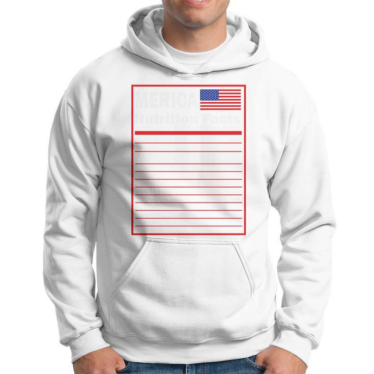 Merica Nutrition Facts V2 Hoodie