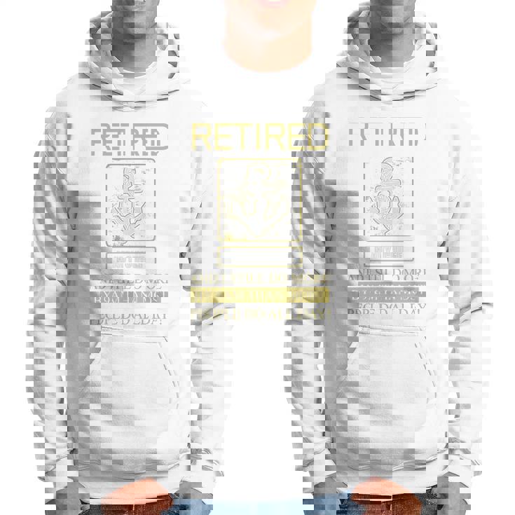 Navy Chief Retired I Still Do Men Hoodie