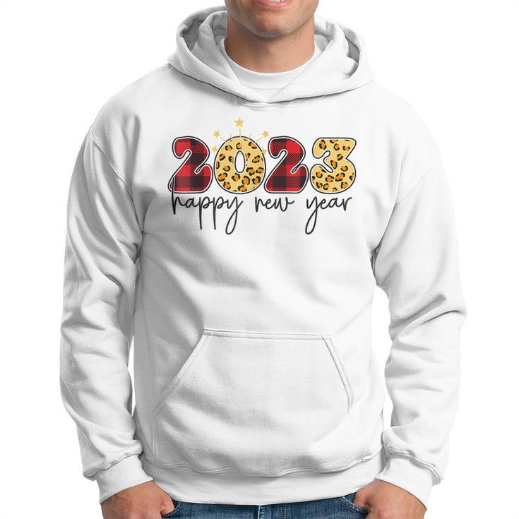 New Years Eve Party Supplies Nye 2023 Happy New Year Retro Men Hoodie