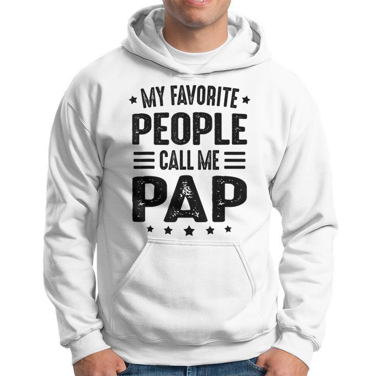 Pap From Grandchildren For Grandpa Men Call Me Pap Gift For Mens Hoodie