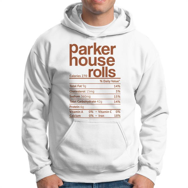Parker House Rolls Nutrition Facts Thanksgiving Christmas Men Hoodie