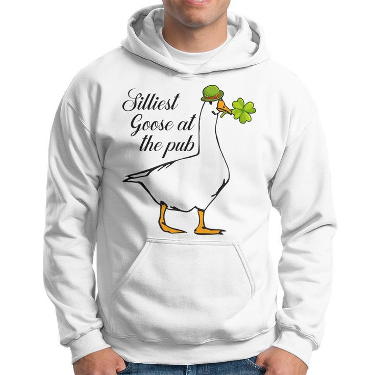 Silliest Goose At The Pub St Patricks Day Goose Meme  Hoodie