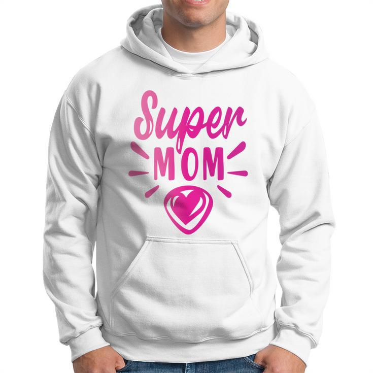 Super Mom Heart Gift Hoodie