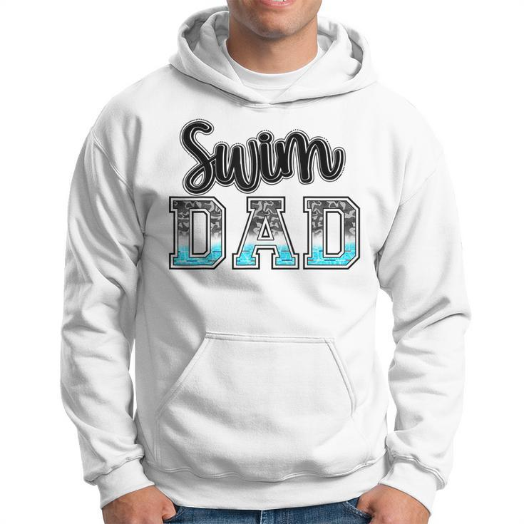 Swim Dad Swimming Diving Camo Western Fathers Day  Hoodie