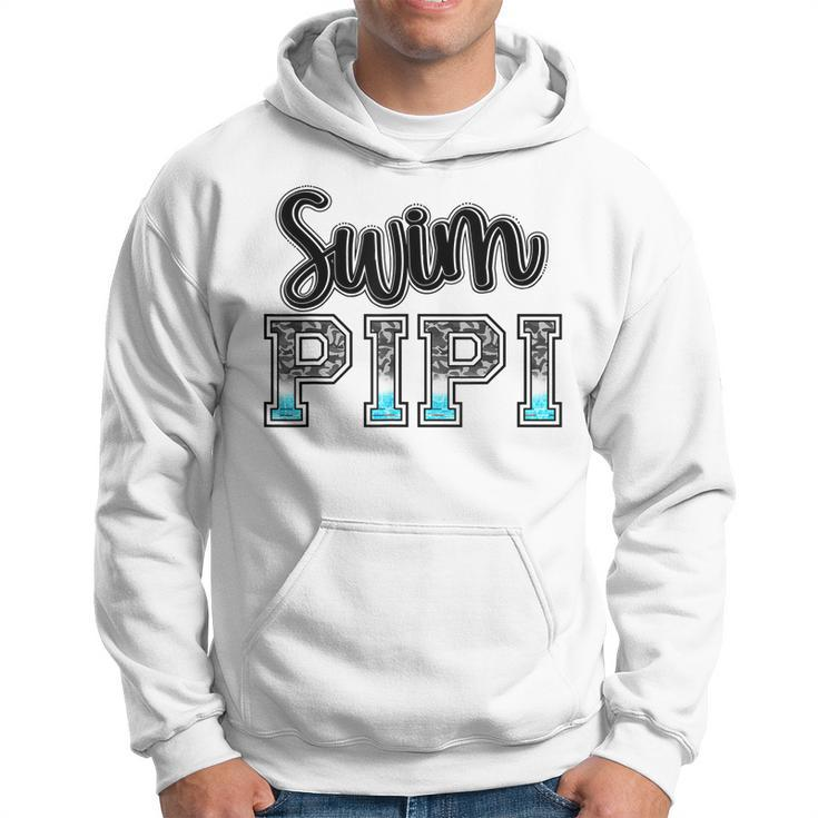Swim Pipi Swimming Diving Camo Western Fathers Day  Hoodie