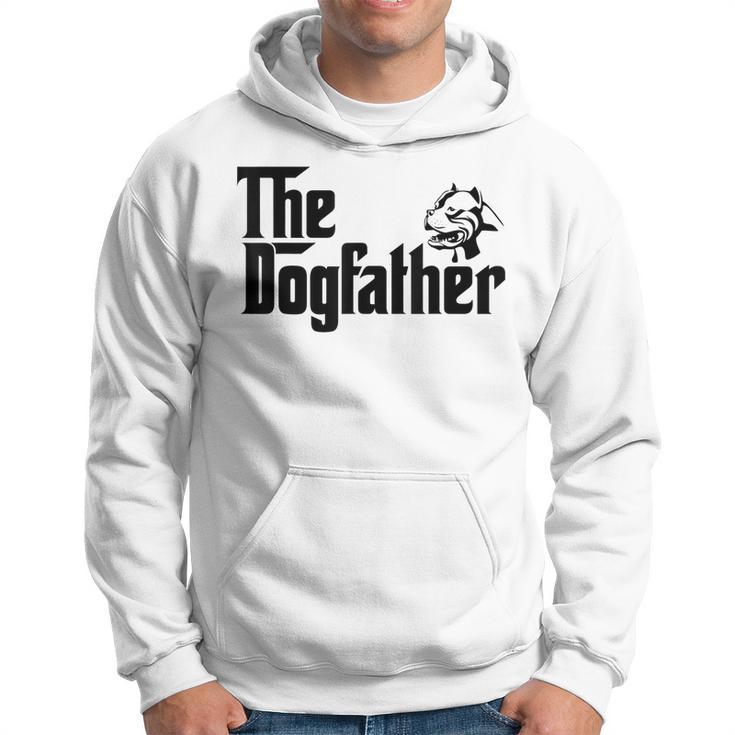 The Dogfather Pitbull  Funny Father Dog Lover Gift Gift For Mens Hoodie
