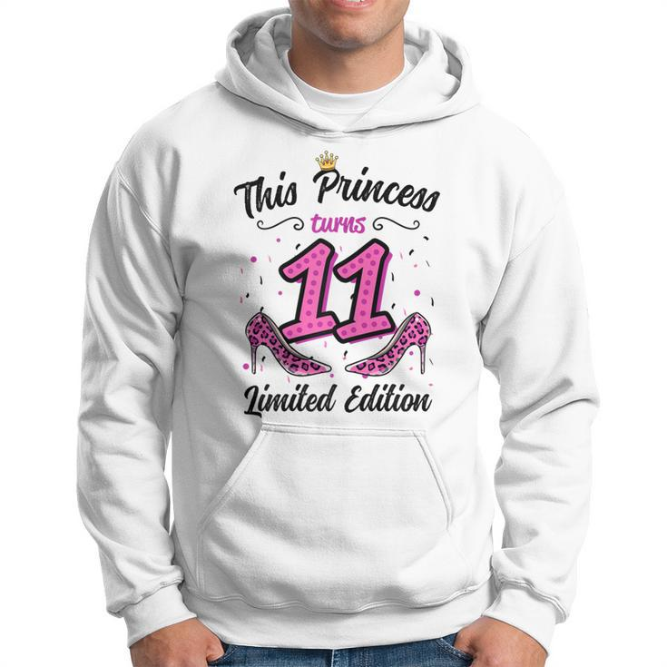 This Princess Turns 11 Girl 11Th Birthday  Hoodie