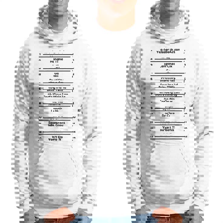 Track Your Long Natural Hair - Length Check Hair Backprint  Hoodie