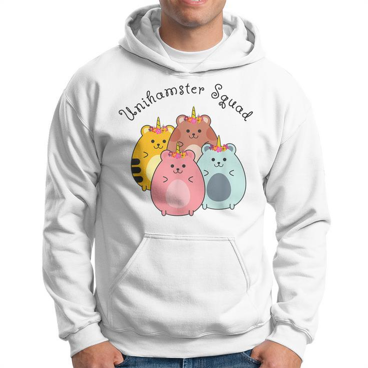 Unihamster Squad Goals Adorable Hamster Friends Hoodie