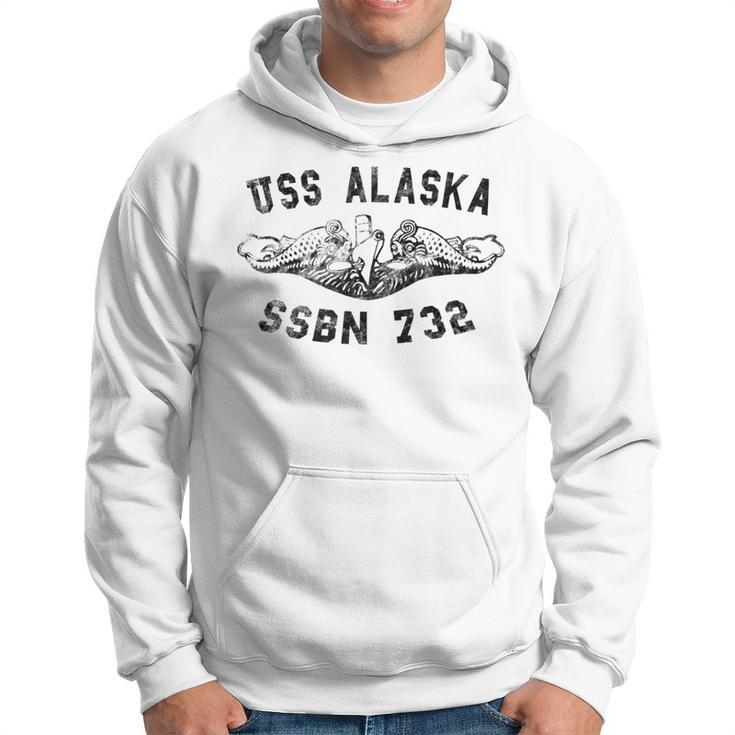 Uss Alaska Ssbn 732 Submarine Badge Vintage  Hoodie