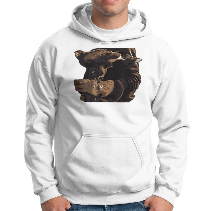 Vintage Falconer  Falconry Gift For Dad Hoodie