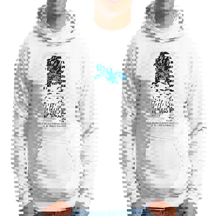We Wear Blue For Child Abuse Prevention Awareness Month 2023 Hoodie