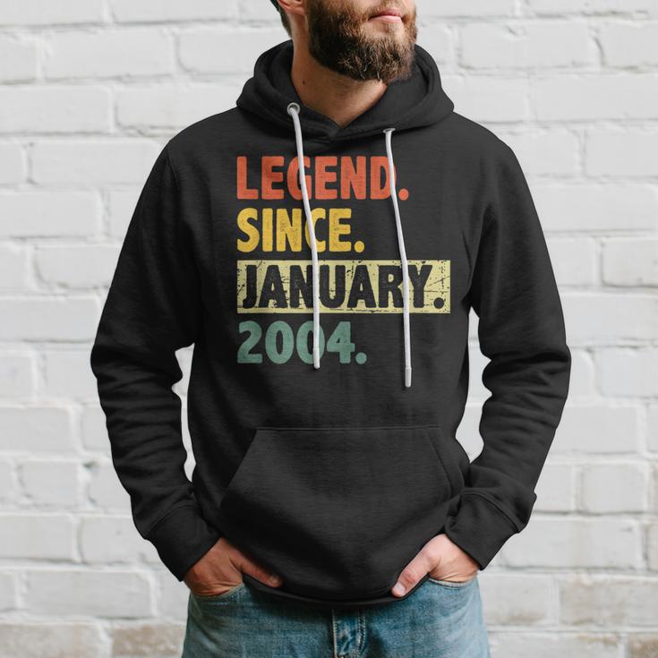 19 Geburtstag Legende Seit Januar 2004 19 Jahre Alt Hoodie Geschenke für Ihn