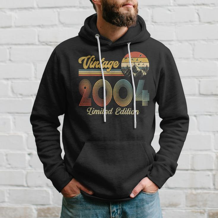 19 Year Old Gifts Made In 2004 Vintage 19Th Birthday Retro Hoodie Gifts for Him