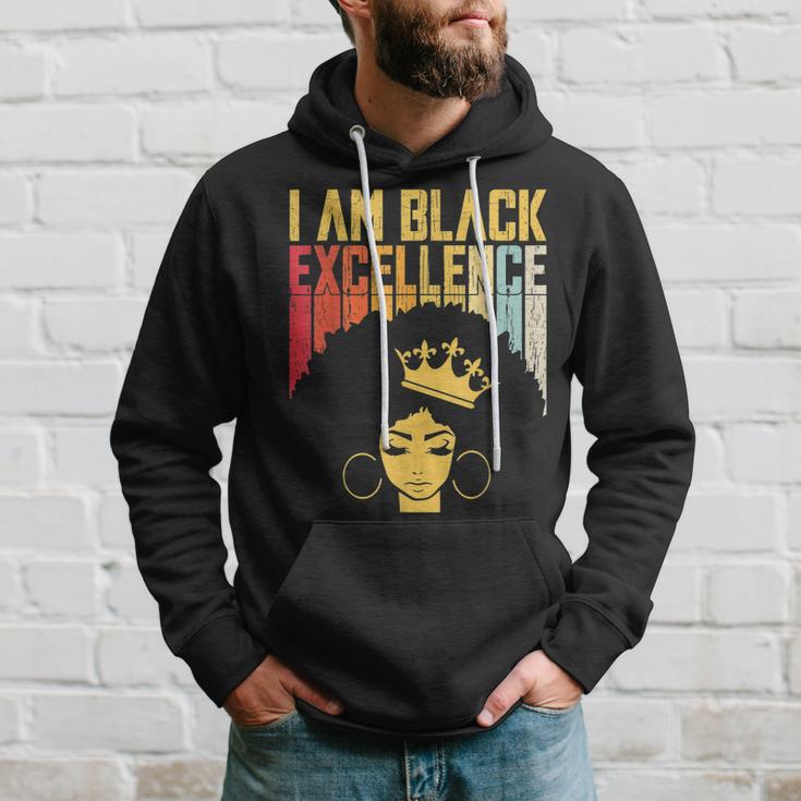 Retro Vintage Black Excellence African Pride History Month  V2 Hoodie