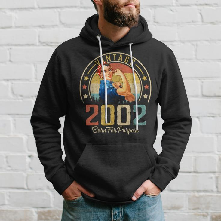 21 Years Old Birthday Gifts Vintage 2002 21St Birthday Gifts Hoodie Gifts for Him