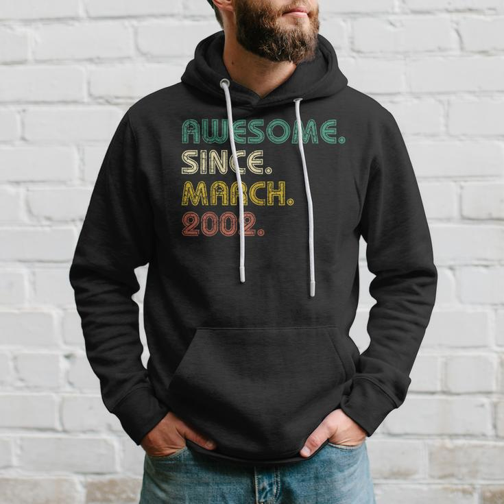 21 Years Old Gifts Legend Since March 2002 21St Birthday Hoodie Gifts for Him