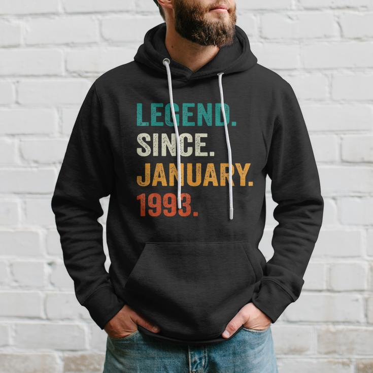 30 Year Old Gift 30Th Birthday Legend Since January 1993 Hoodie Gifts for Him