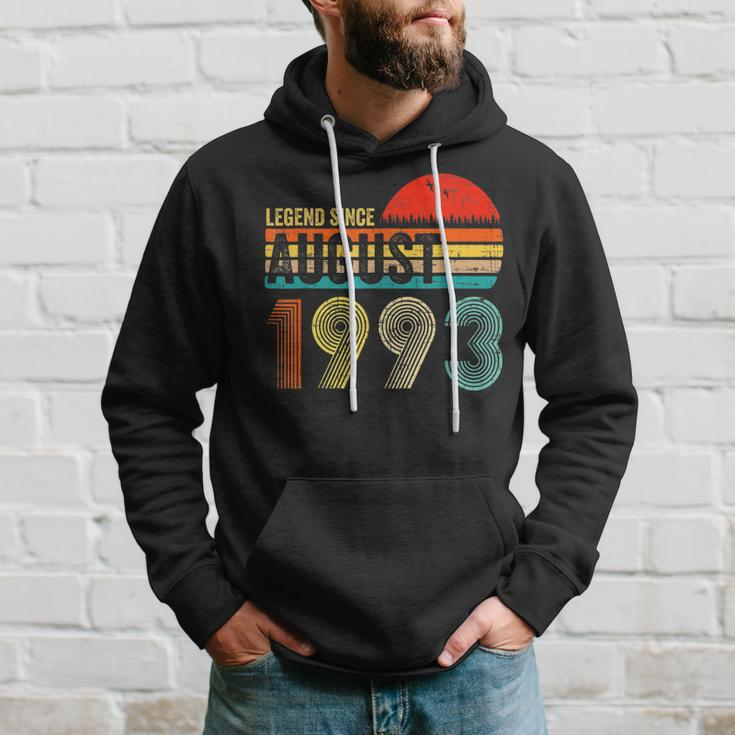 30 Years Old Retro Birthday Gifts Legend Since August 1993 V2 Hoodie Gifts for Him