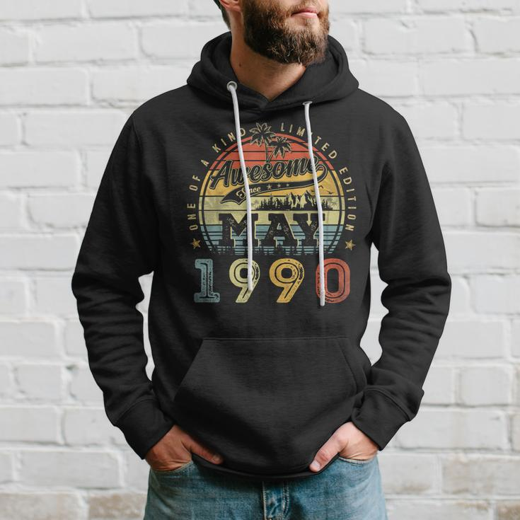 33 Year Old Awesome Since May 1990 33Rd Birthday Hoodie Gifts for Him