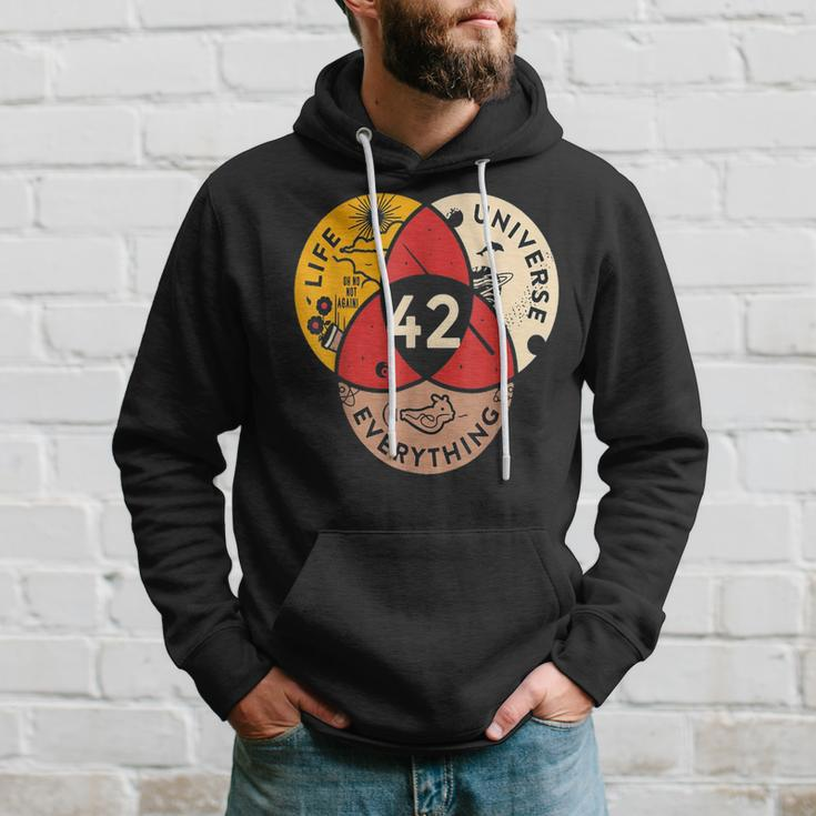 42 Answer To Life Universe And Everything Science Vintage Hoodie Gifts for Him