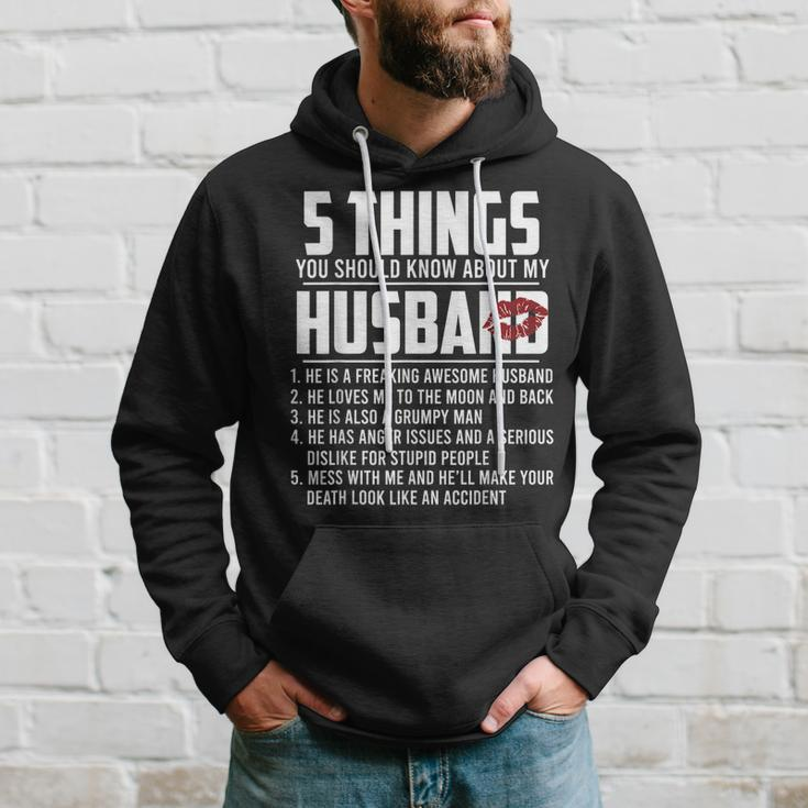 5 Things You Should Know About My Husband V2 Hoodie Gifts for Him
