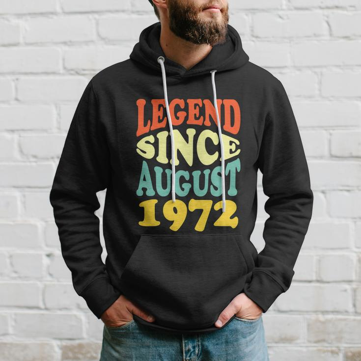 50 Year Old Legend Since August 1972 Birthday 50Th Hoodie Gifts for Him