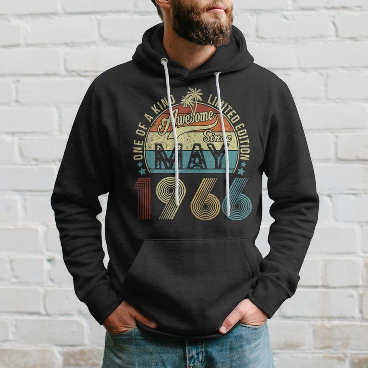 57 Years Old Vintage May 1966 Gifts 57Th Birthday Men Women Hoodie Gifts for Him
