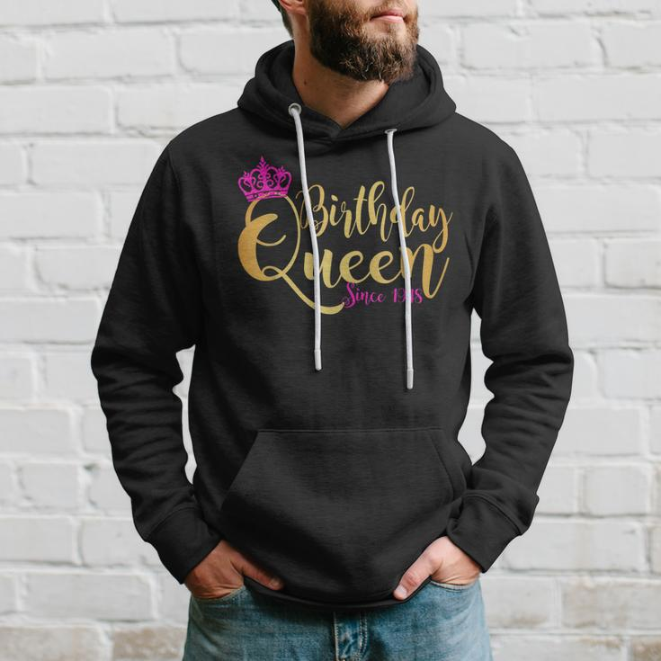 75 Year Old Gifts 75Th Birthday Queen Since 1948 Crown Pink Hoodie Gifts for Him