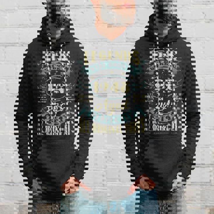 75Th Birthday Gifts Vintage Legends Born In 1948 75 Year Old Hoodie Gifts for Him
