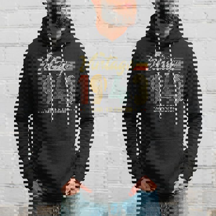 80 Year Old Gifts Born In 1943 Vintage 80Th Birthday Retro Hoodie Gifts for Him