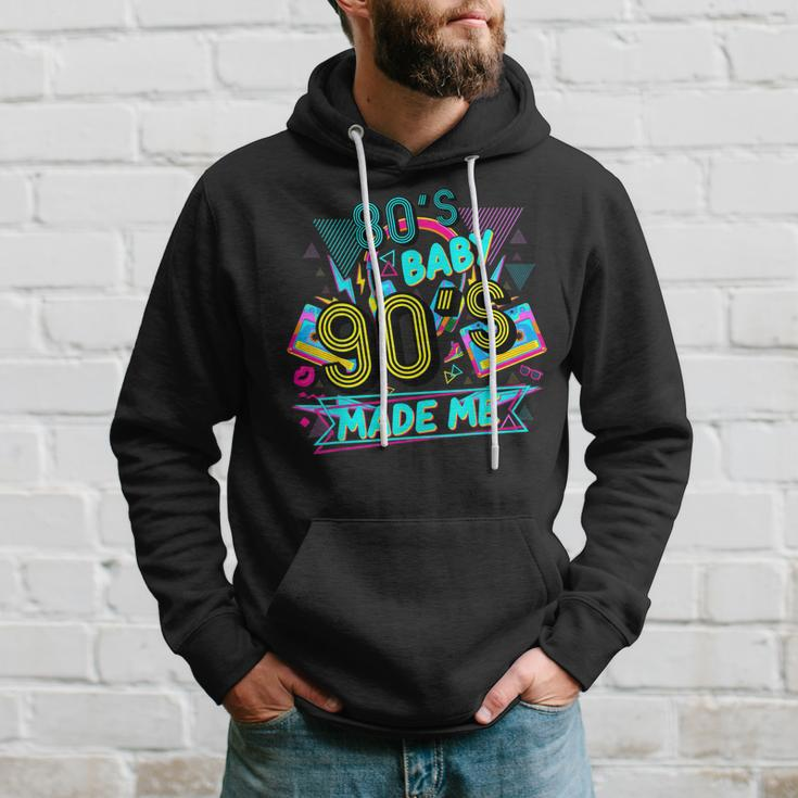 80S Baby 90S Made Me Funny Retro 1980S Hoodie Gifts for Him