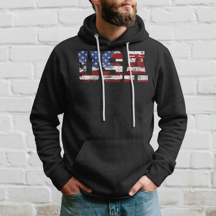 American Flag Usa United States Of America Us 4Th Of July Hoodie Gifts for Him