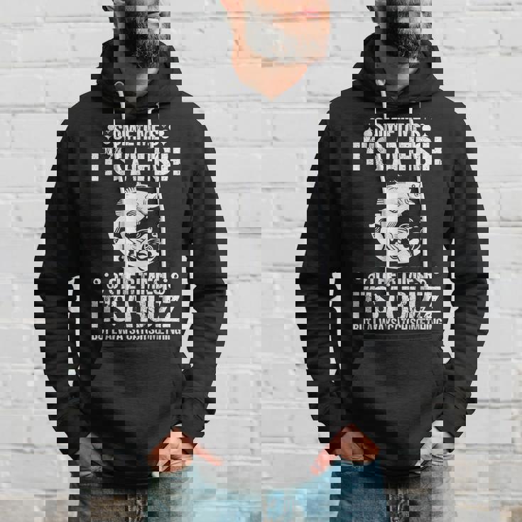 Angeln Herren Hoodie mit Lustigem Spruch für Fischer, Opa & Papa Geschenke für Ihn
