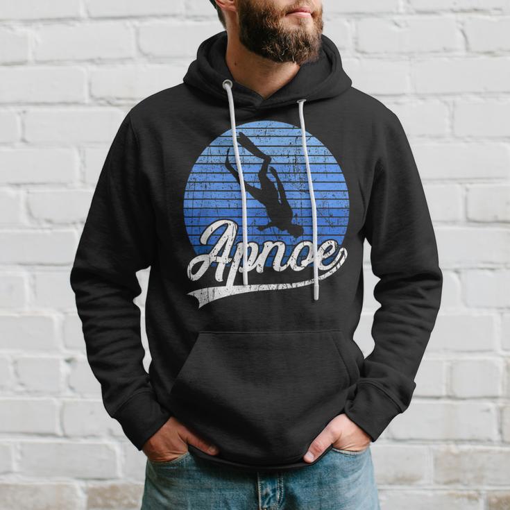 Apnoetauchen Freitauchen Retro Tauchen Gerätetauchen Vintage Hoodie Geschenke für Ihn