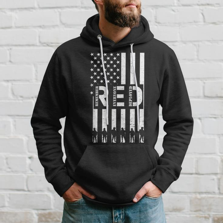 Army American Flag Red Friday Remember Everyone Deployed Hoodie Gifts for Him