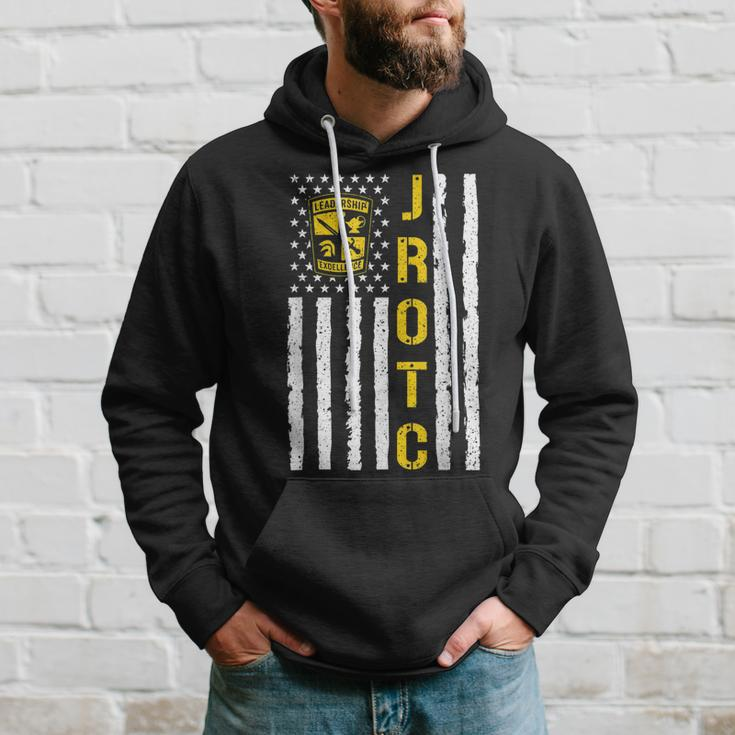 Army Jrotc American Flag Junior Rotc Leadership Excellence Hoodie Gifts for Him