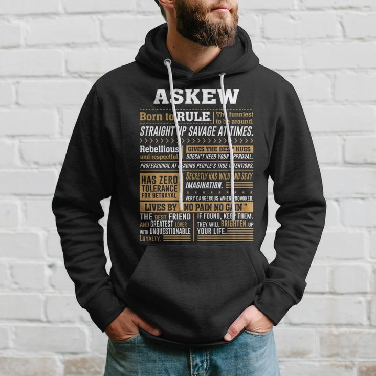 Askew Name Gift Askew Born To Rule V2 Hoodie Gifts for Him