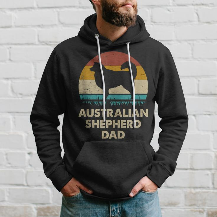 Australian Shepherd Dad Gift For Men Aussie Dog Vintage Hoodie Gifts for Him