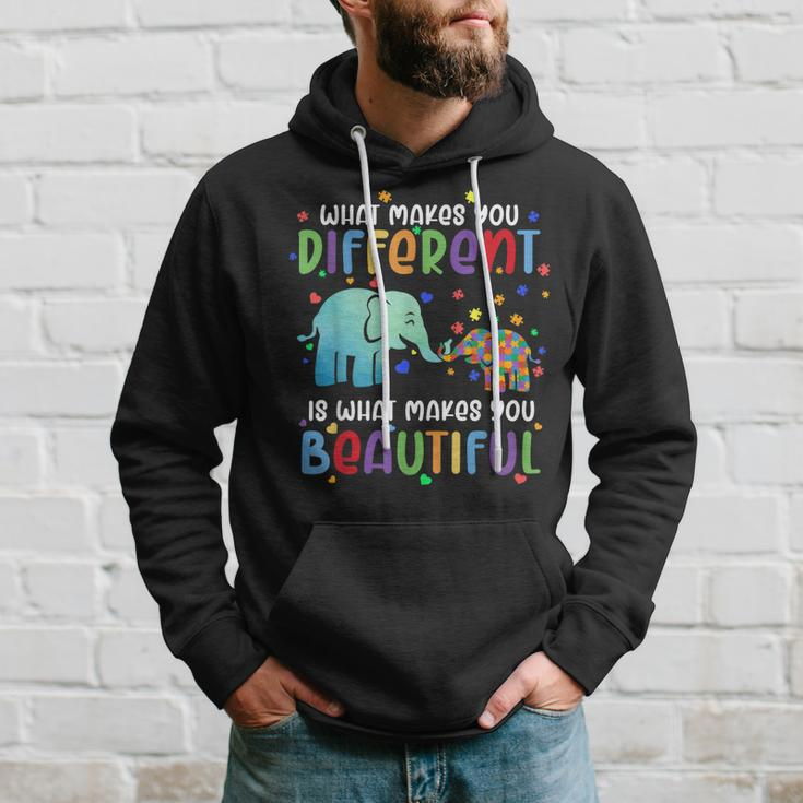 Autism Awareness Elephant What Makes Different Beautiful Hoodie Gifts for Him