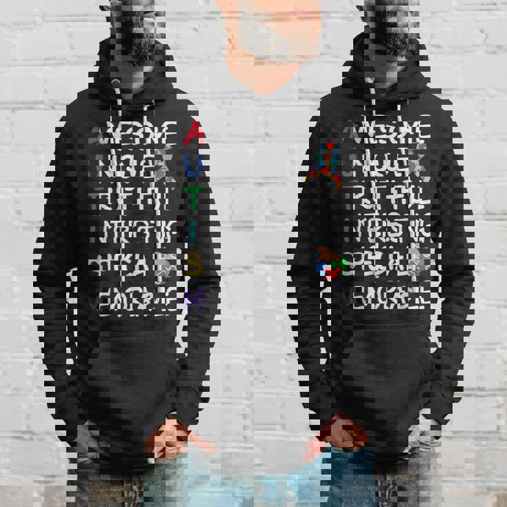 Autism Awareness Month Apparel Awesome Autism Awareness Hoodie Gifts for Him