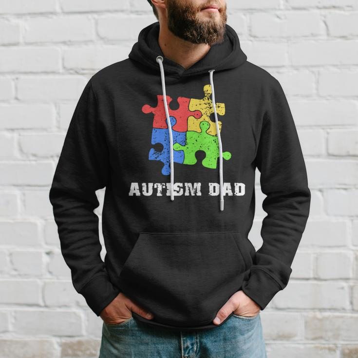 Autism DadEducate Love Support Gift Hoodie Gifts for Him