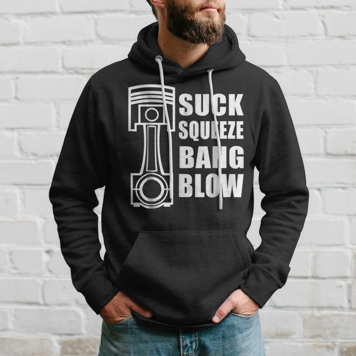 Auto Automotive Mechanic Engine Piston Graphic Hoodie Gifts for Him