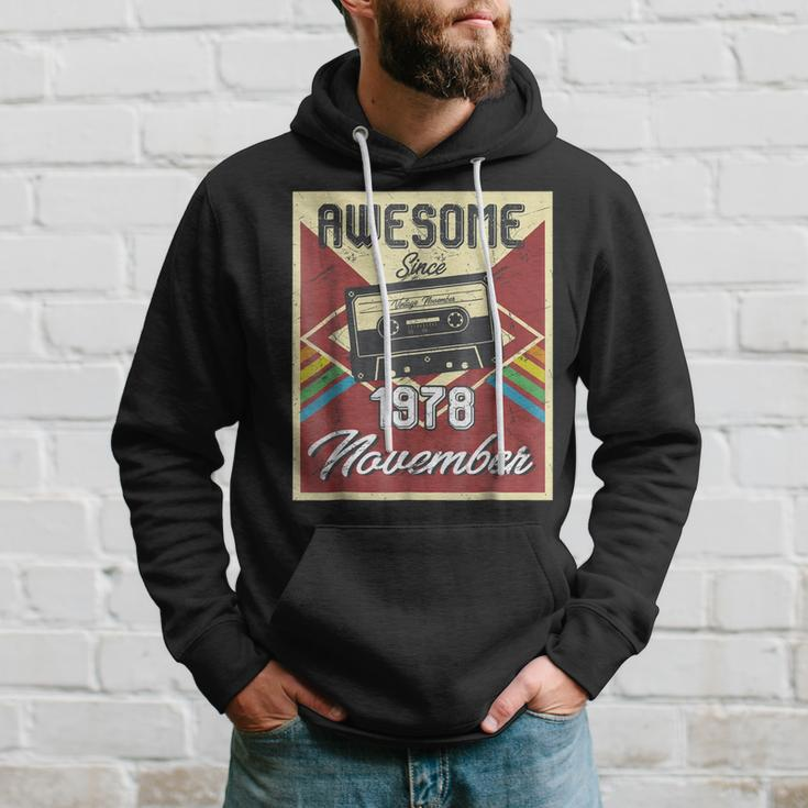 Awesome Since November 1978 Retro 40 Birthday Tee Hoodie Gifts for Him