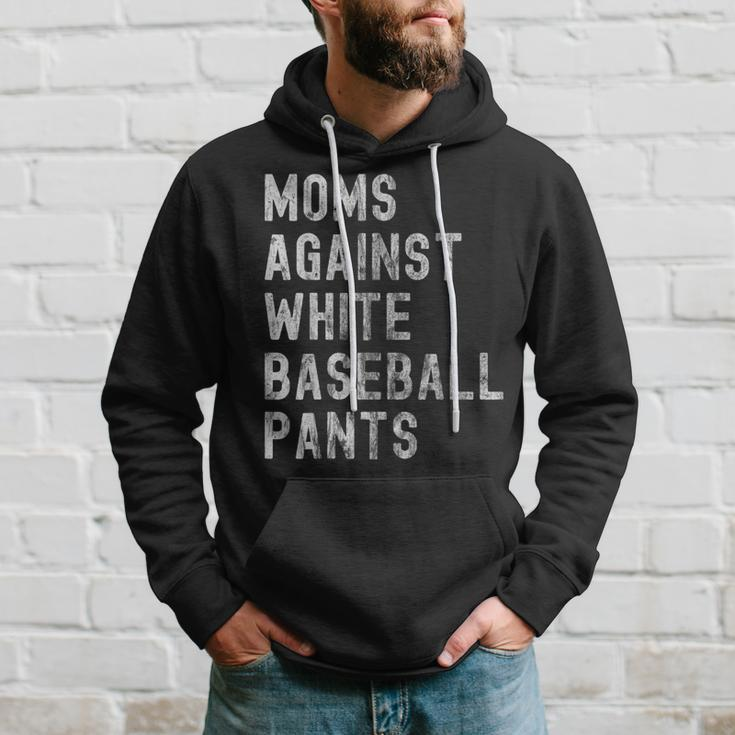 Baseball Mom - Moms Against White Baseball Pants Hoodie Gifts for Him