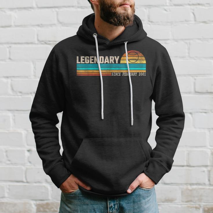 Baseballspieler Legende Seit Februar 2001 Geburtstag Hoodie Geschenke für Ihn