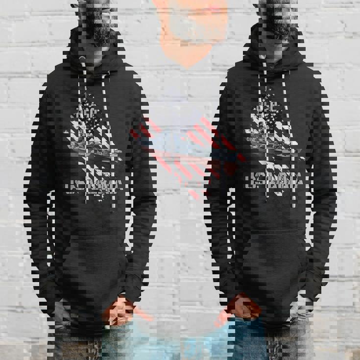 Battleship Uss Alabama Bb-60 & Combat Warship Veterans Day Hoodie Gifts for Him