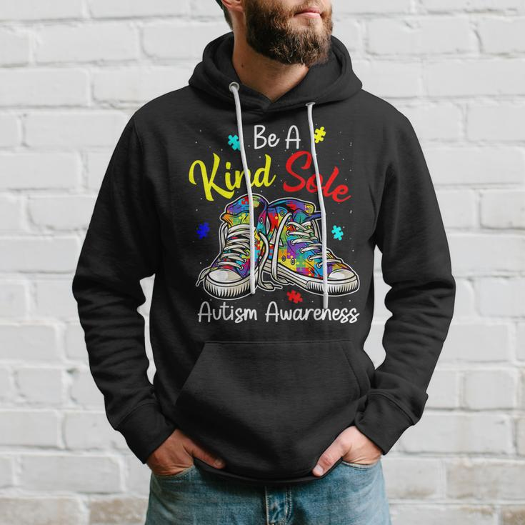 Be A Kind Sole Autism Awareness Puzzle Shoes Be Kind Gifts Hoodie Gifts for Him