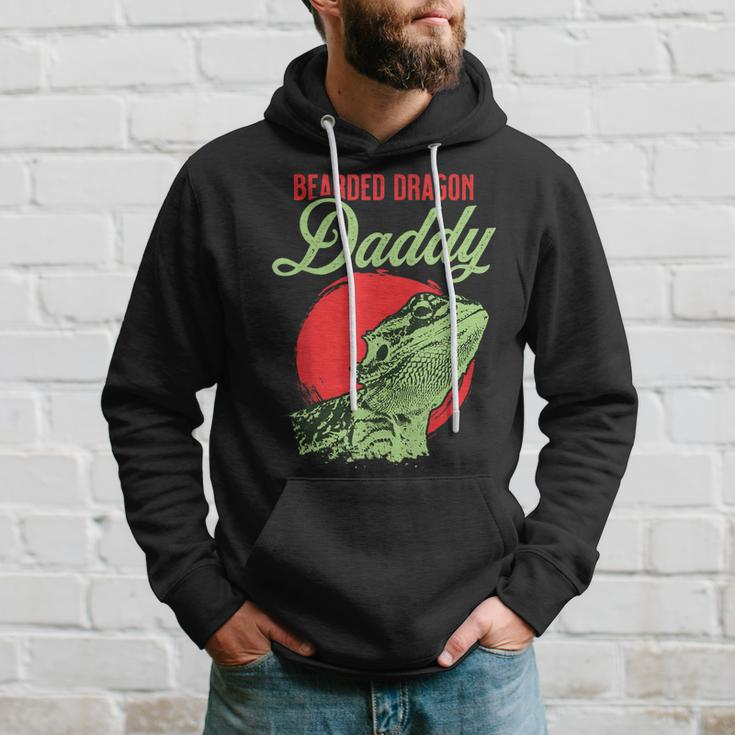 Bearded Dragon Daddy Father Dad Bearded Dragon Hoodie Gifts for Him