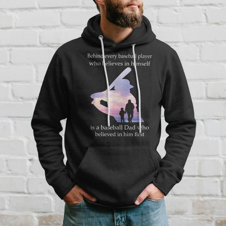 Behind Every Player Dad Men Grandpa Gift Hoodie Gifts for Him